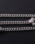iced encrusted cobra buckle cuban links chain necklace ALYX hero ASAP ROCKY KANYE WEST KID CUDI TRAVIS SCOTT