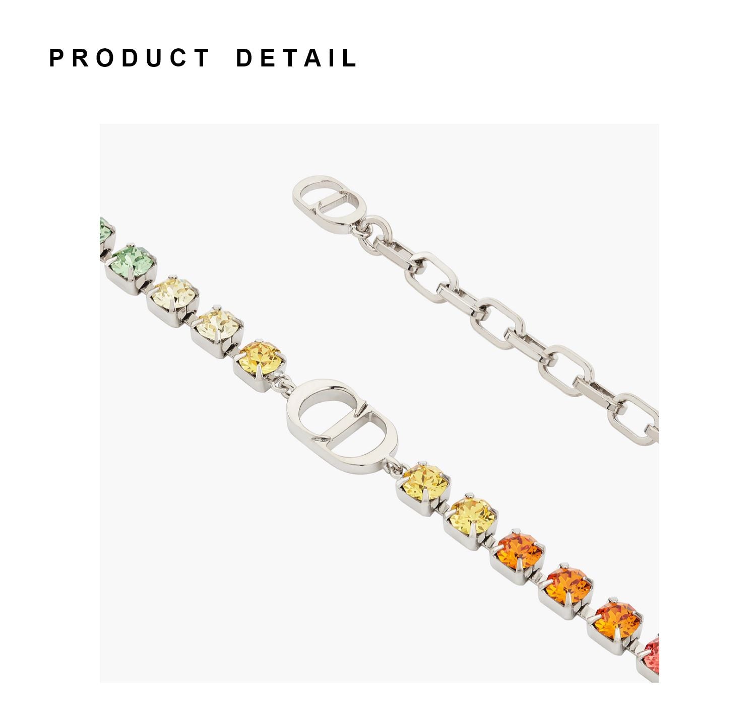 CD tennis links yoon ambush rainbrow tennis links diamond Christian dior 2021ss farfetch