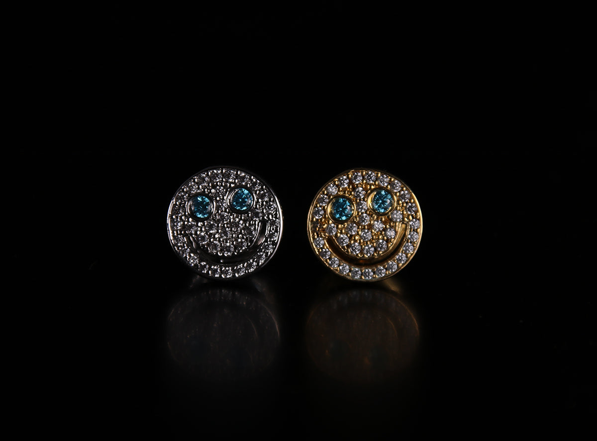 eyefunny smiling face stud earring as seen on jbalvin chain アイファニー EYEFUNNY 高価買取強化中 ブランド買取のRINKAN 