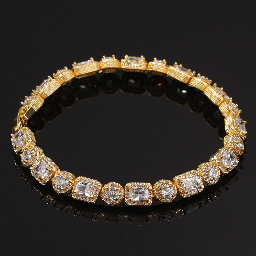 travis scott canary halo one row solitaire tennis link bracelet out with kylie jenner