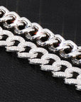 14mm cuban link fully iced micro pave diamond travis scott playboi carti asap rocky ian connor vlone vvs