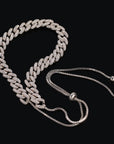 9mm cuban link chain adjustable female cardi b kylie jenner vvs diamond ifandco luxury handbag jewellery