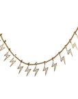 Farfetch Eyefunny diamond thunderbolt thunder pendant choker necklace nigo poppy kim jones 