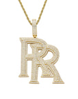Double RR RoddyRicch diamond pendant & necklace with free matching chain included shopgld ifandco