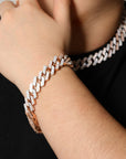 curb cuban link 14mm necklace chain fully iced custom clasp diamond ifandco