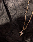 eyefunny smiling face thunder pendant necklace chain diamond jbalvin kim jones clot virgil offwhite