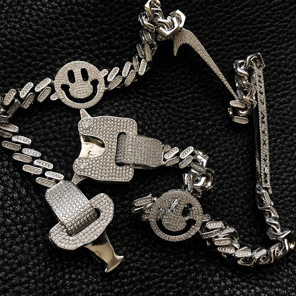 fully iced diamond Hero necklace choker 1017 ALYX 9SM asap rocky kanye west 