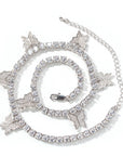 butterfly tennis link chain choker kylie jenner stormi diamond vvs custom jewelers