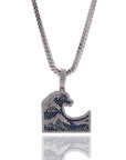emoji wavey iphone facebook wave pendant necklace chain ifandco custom vvs diamond