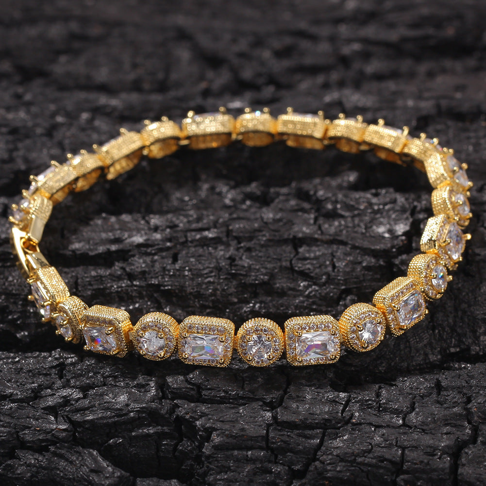 travis scott canary halo one row solitaire tennis link bracelet out with kylie jenner