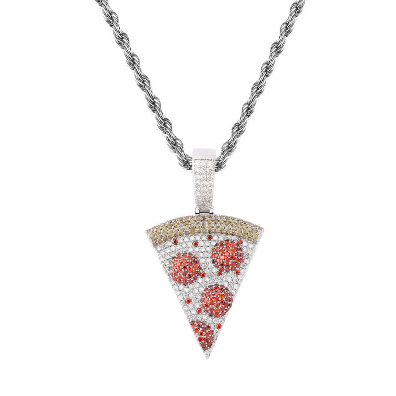 icebox pizza ifandco penant necklace chin cuban links tennis links diamond buy cheap