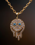 EYEFUNNY smiling face bangle bracelet smiley diamond vvs アイファニー POGGY KIM JONES VIRGIL JBALVIN