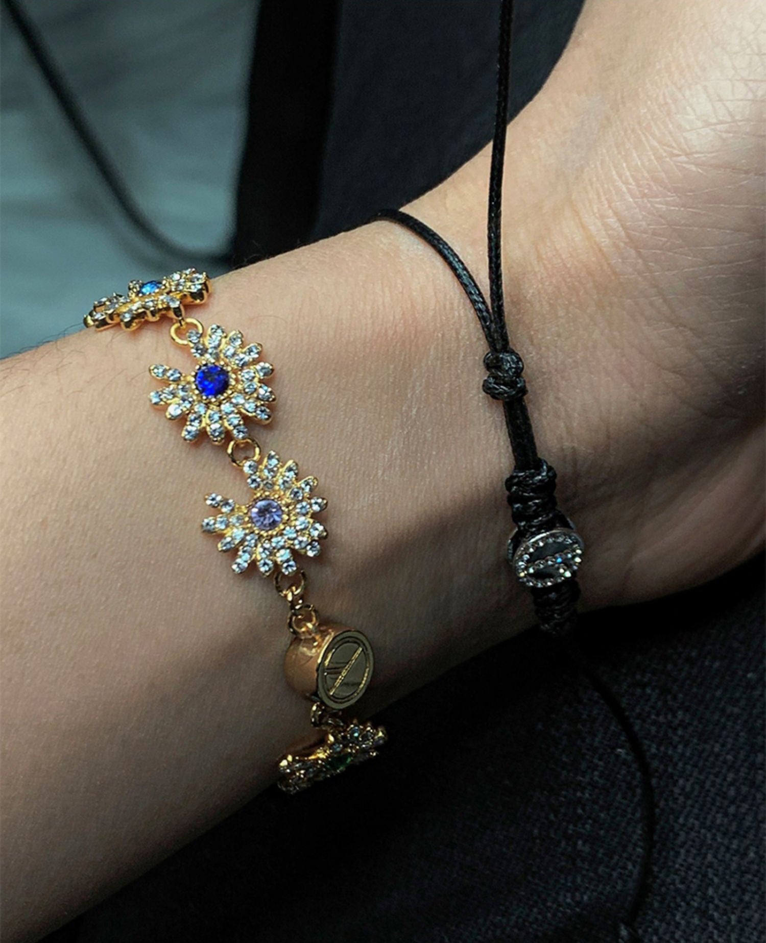 Single iced Daisy bracelet – Bijouterie Gonin