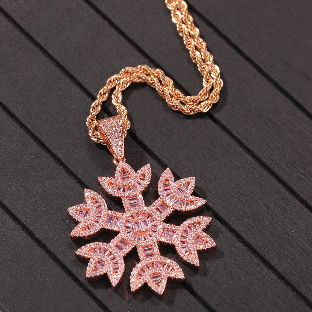 Quavo Gifts Saweetie A $75K Iced Snowflake pendant necklace chain free vvs diamond girl my type