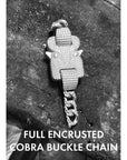 iced encrusted cobra buckle cuban links chain necklace ALYX hero ASAP ROCKY KANYE WEST KID CUDI TRAVIS SCOTT