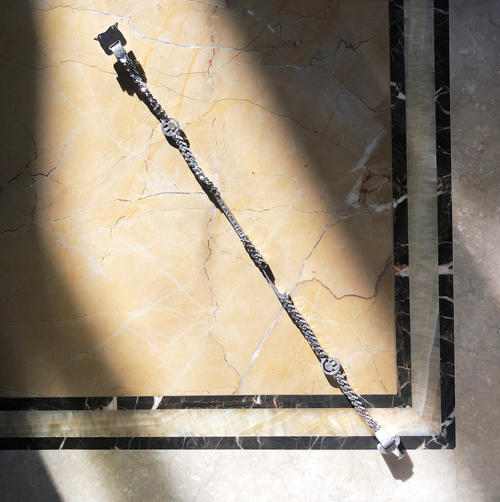 fully iced diamond Hero necklace choker 1017 ALYX 9SM asap rocky kanye west 