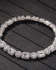 travis scott canary halo one row solitaire tennis link bracelet out with kylie jenner
