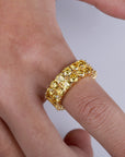 canary eternity ring diamond vvs ifandco custom jeweler shopgld travis scott kylie jenner ring