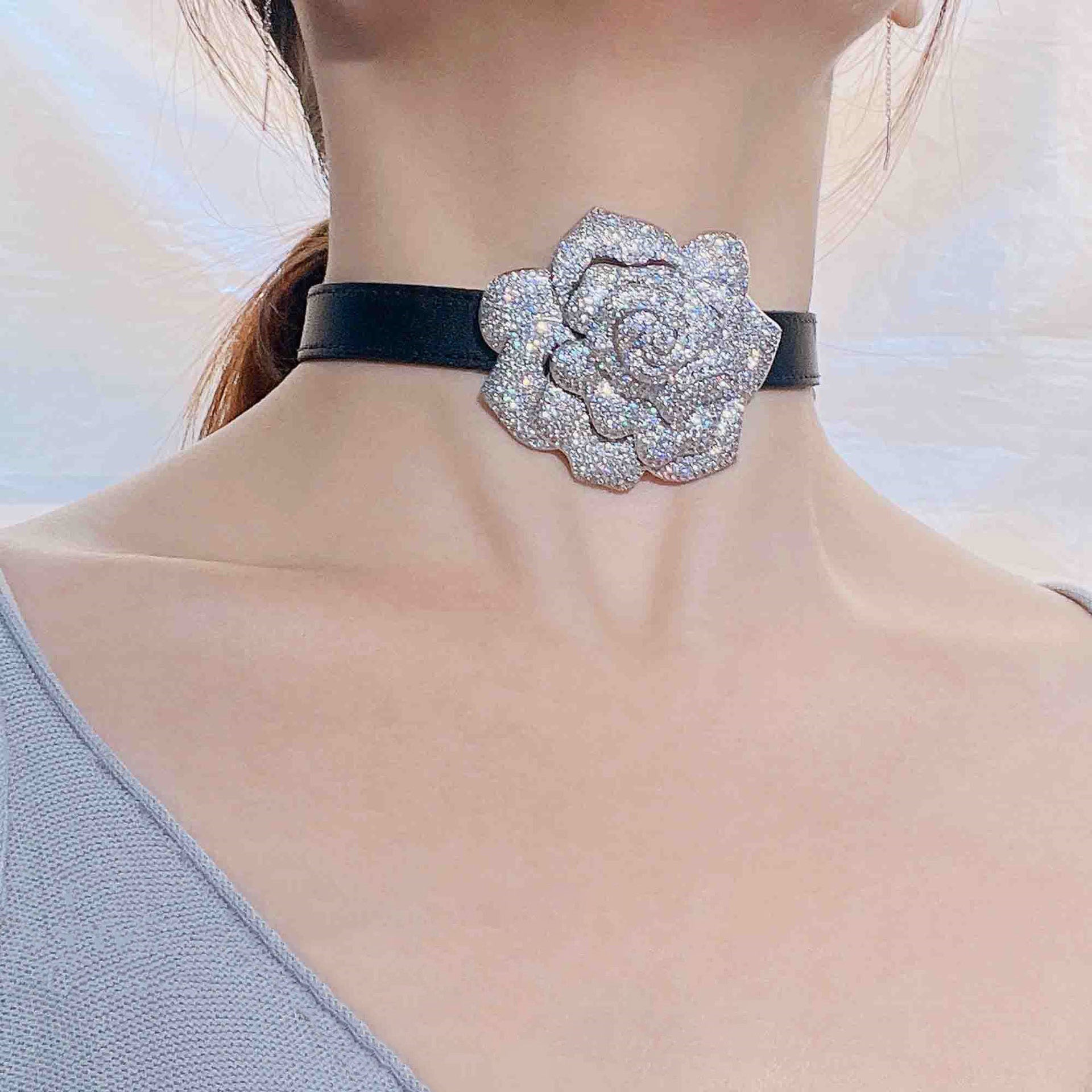 Piaget rose diamond bangle bracelet watch leather strap diamonds