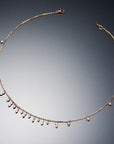 Kylie Jenner Tiffany diamonds dangling choker chain necklace