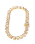 halo iced baguette travis chain canary diamond necklace chain bracelet cheapest asap rocky vlone