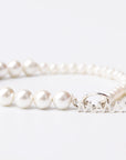 WILL SHOTT Split-Pearl Bracelet black agate pearl will shott willshott.com NYC