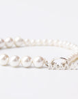 WILL SHOTT Split-Pearl Bracelet black agate pearl will shott willshott.com NYC