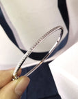 micro pave diamond bangle ifandco vvs kylie jenner travis scott