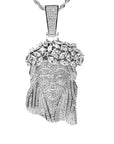 fully iced out standard jesus piece pendant necklace chain ifandco diamond vvs