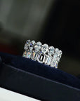 Kylie Jenner signature eternity band ring in oval kylie ring diamond