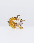 eyefunny star diamond stud earring white gold yellow gold jbalvin nigo