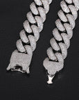 iced encrusted cobra buckle cuban links chain necklace ALYX hero ASAP ROCKY KANYE WEST KID CUDI TRAVIS SCOTT