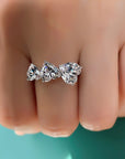 Kylie Jenner signature heart eternity ring diamond vvs shopgld ifandco travis scott