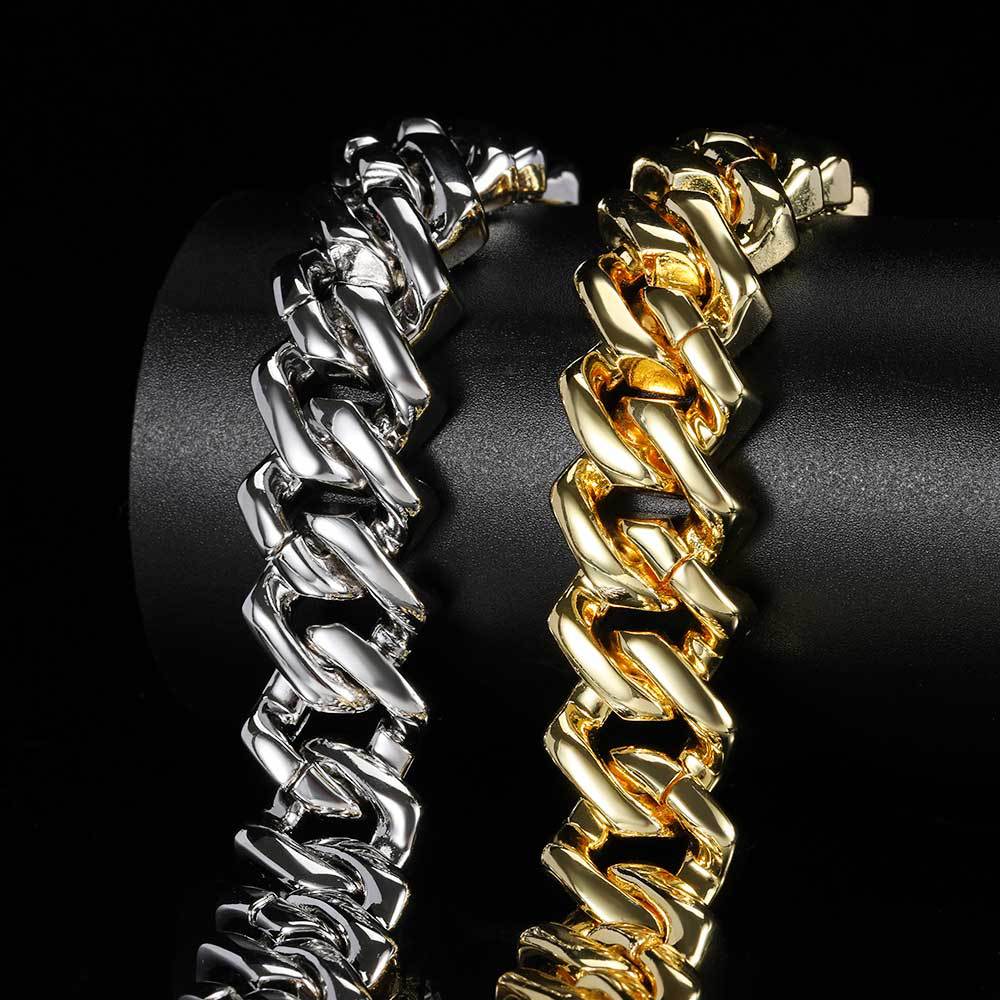 20mm curb cuban link three row highest quality gold diamond vvs ifandco icebox on lil uzi vert playvboi carti