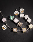 baby block letter custom necklace chain choker jesus is king kanye west rhude virgil off white