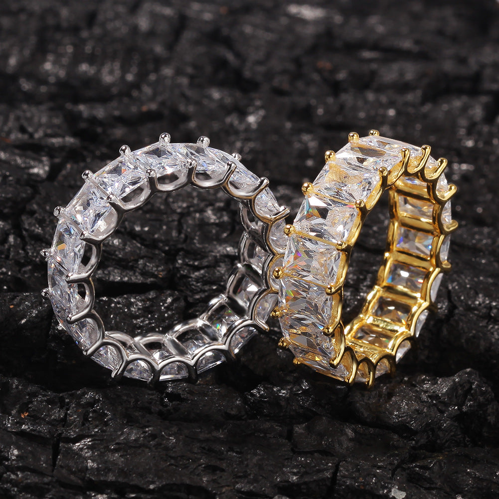 Kylie Jenner signature eternity band ring in oval kylie ring diamond