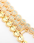 EYEFUNNY smiling face bangle bracelet smiley diamond vvs アイファニー POGGY KIM JONES VIRGIL JBALVIN