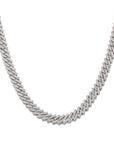 curb cuban link 10mm necklace chain fully iced custom clasp diamond ifandco