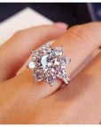 Sunflower by Harry Winston, Large Diamond Ring cheap best price engagement rings wedding