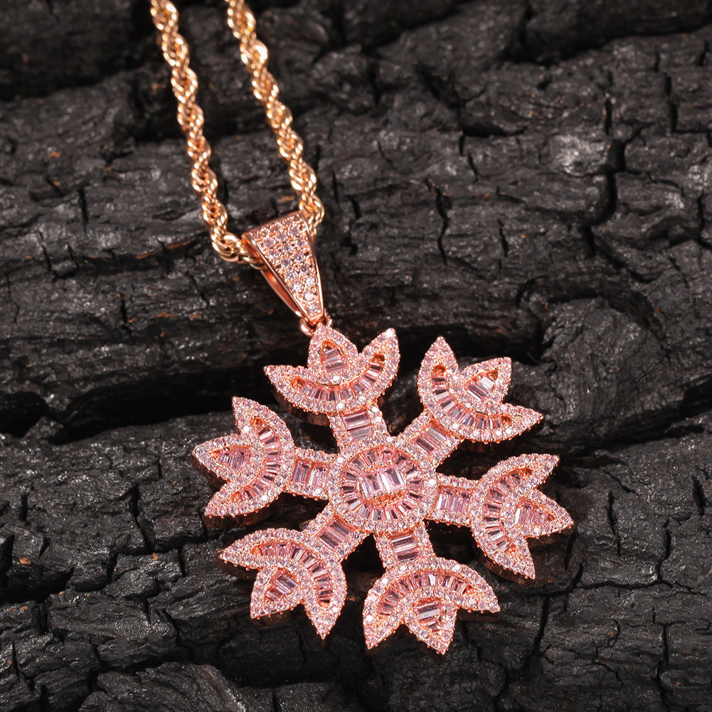 Quavo Gifts Saweetie A $75K Iced Snowflake pendant necklace chain free vvs diamond girl my type