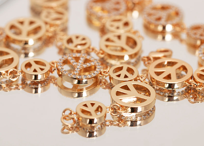 EYEFUNNY アイファニー Diamond safetypin bracelet necklace diamond poggy jbalvin kim jones clot poon