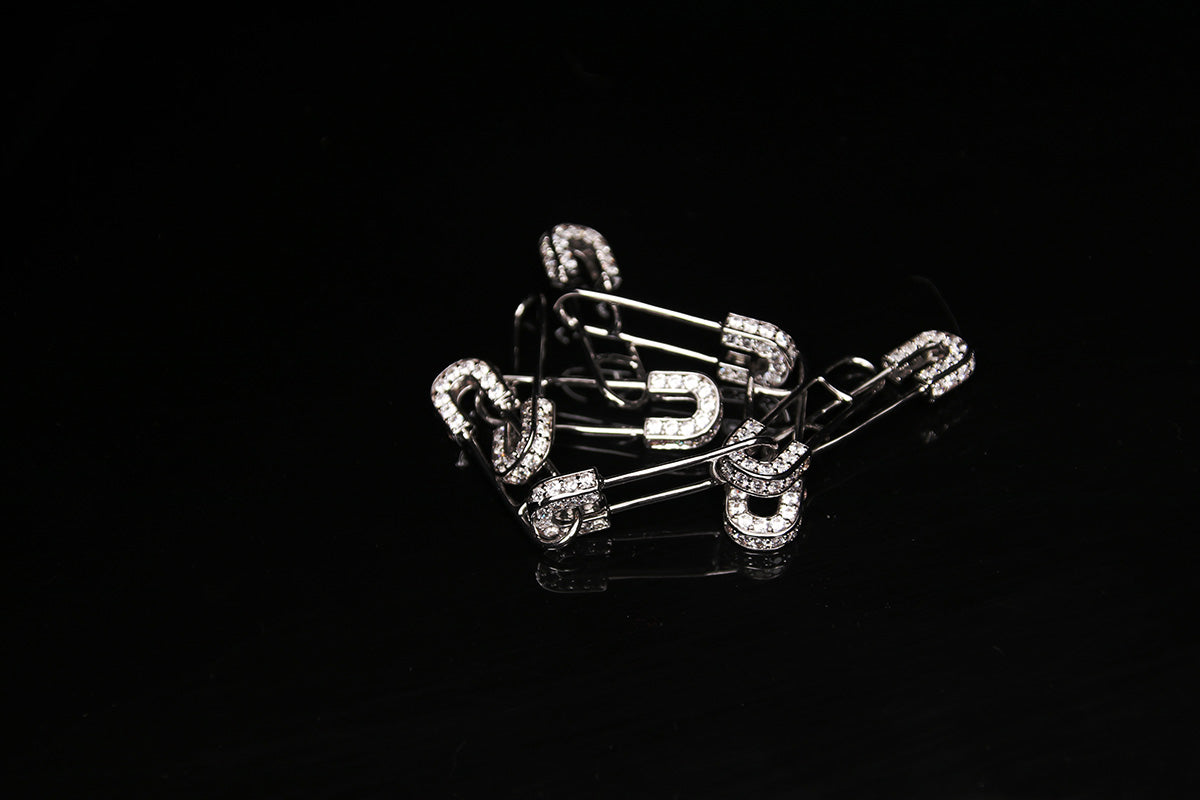 EYEFUNNY アイファニー Diamond safetypin bracelet necklace diamond poggy jbalvin kim jones clot poon