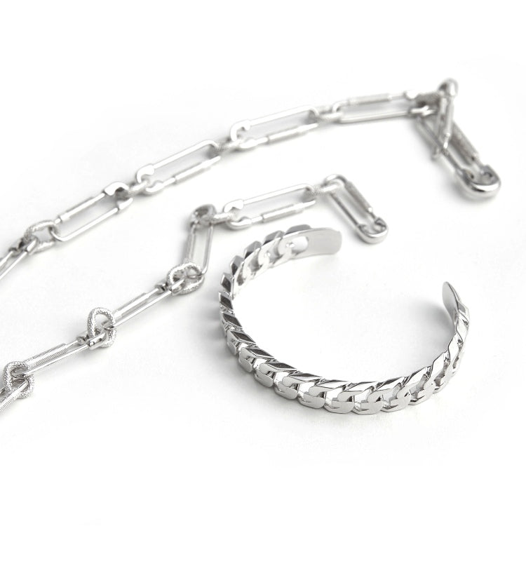 paper clip links jacob & co virgil abloh offwhite alike necklace chain link diamond travis scott silver white gold buy