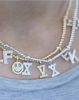eyefunny アイファニー custom letter diamond alphabet necklace chain