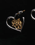 human made girls don't cry nigo bape hoop earrings