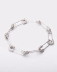 EYEFUNNY アイファニー Diamond safetypin bracelet necklace diamond poggy jbalvin kim jones clot poon