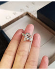 asap rocky pear diamond ring unique three stone engagement ring jeweler vvs 