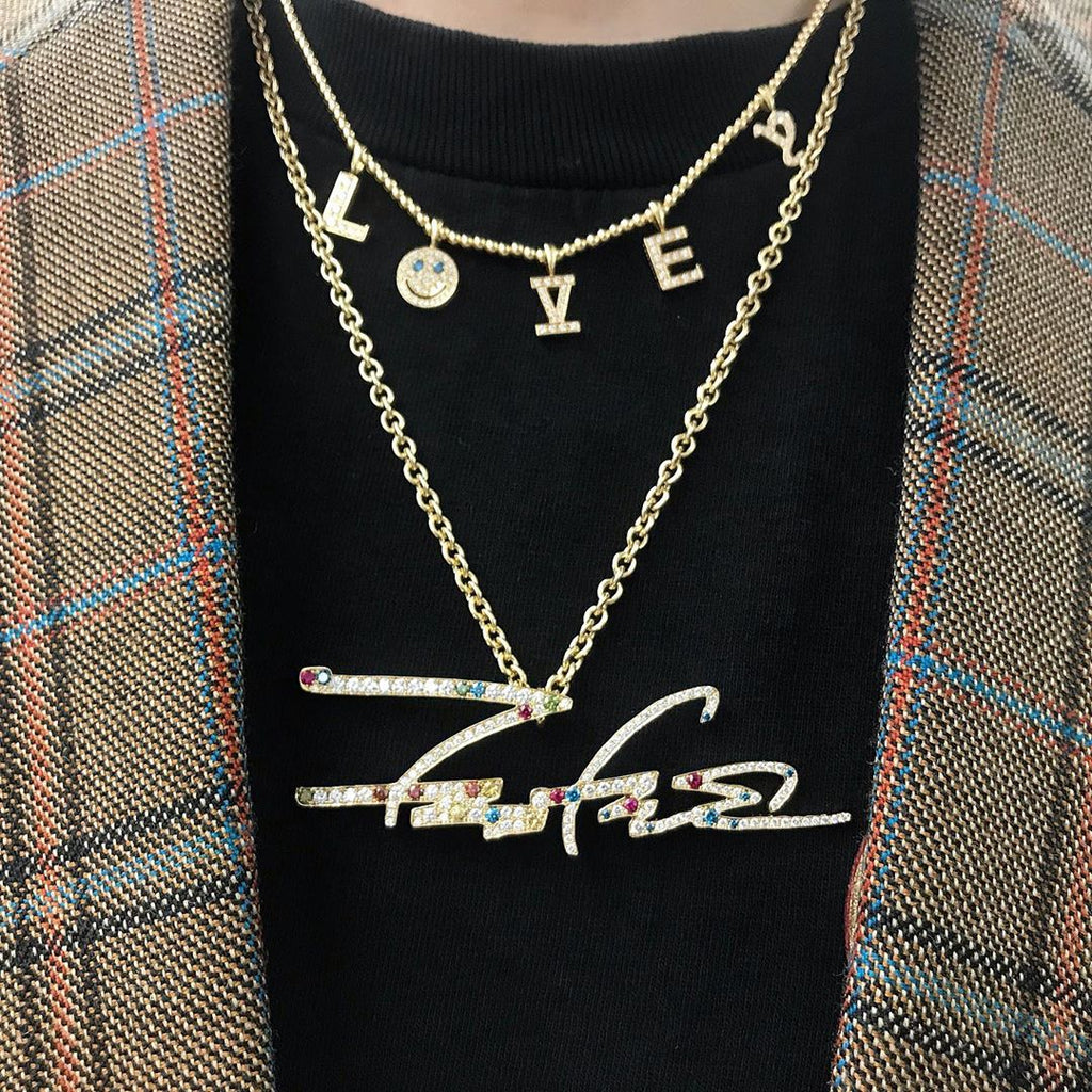 FUTURA SIGNATURE NECKLACE UNIVERSE UNKLE futura pendant necklace chain