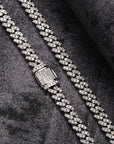 6mm cuban link necklace chain diamond ankle chain hip hop rapper jewelers ifandco cardib megan fashion nova  hip hop jewelry