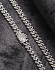6mm cuban link necklace chain diamond ankle chain hip hop rapper jewelers ifandco cardib megan fashion nova  hip hop jewelry